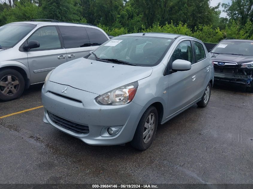 2014 Mitsubishi Mirage Es VIN: ML32A4HJ6EH003040 Lot: 39684146