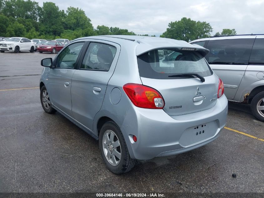 2014 Mitsubishi Mirage Es VIN: ML32A4HJ6EH003040 Lot: 39684146