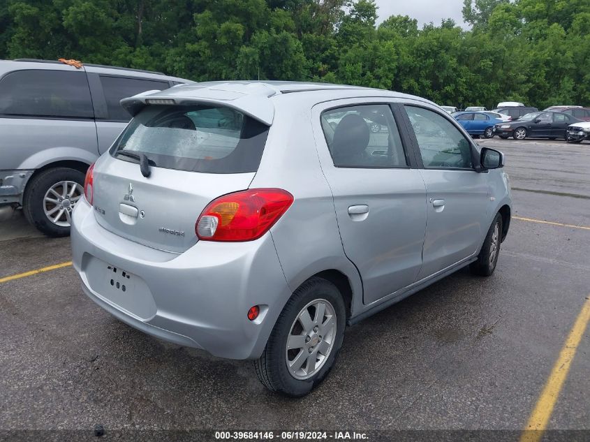 2014 Mitsubishi Mirage Es VIN: ML32A4HJ6EH003040 Lot: 39684146