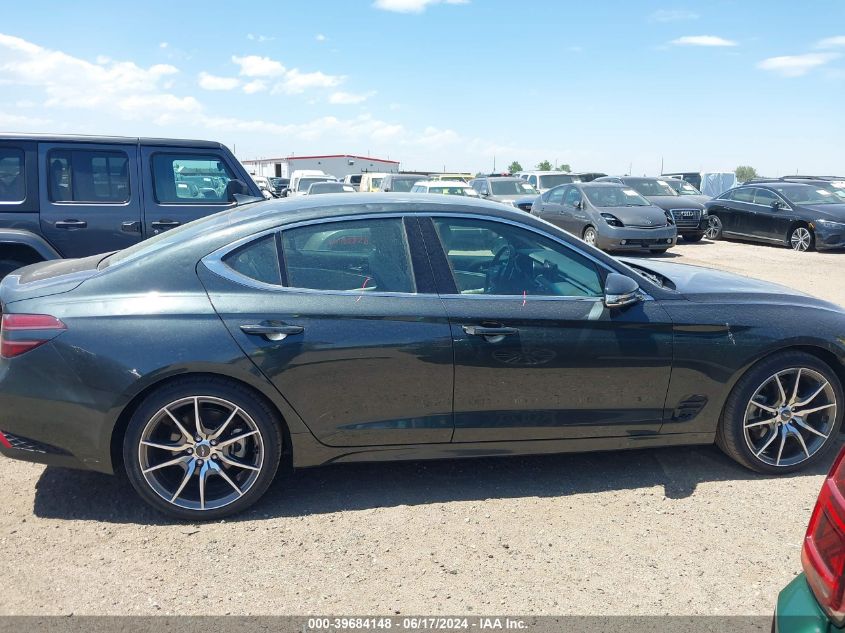 2023 Genesis G70 2.0T Awd VIN: KMTG34TAXPU123830 Lot: 39684148