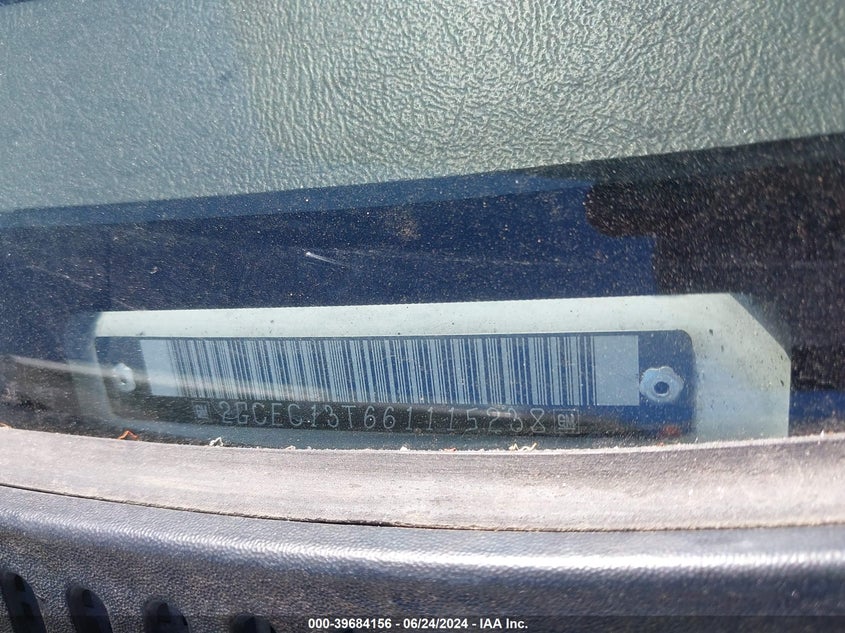 2006 Chevrolet Silverado 1500 Lt1 VIN: 2GCEC13T661115238 Lot: 39684156