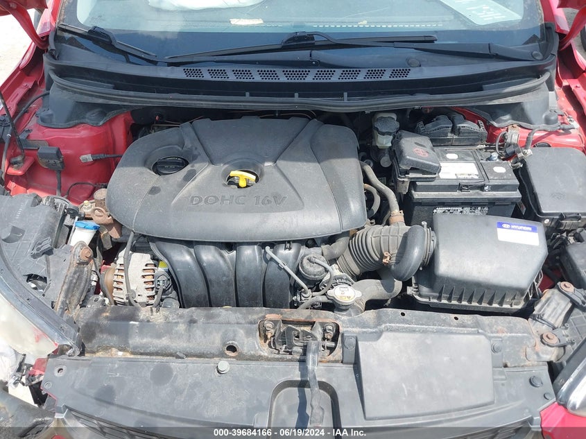 2013 Hyundai Elantra Gs VIN: KMHDH6AE6DU007956 Lot: 39684166