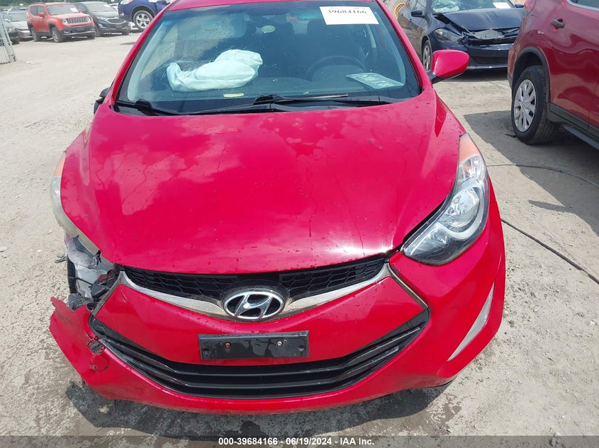 2013 Hyundai Elantra Gs VIN: KMHDH6AE6DU007956 Lot: 39684166