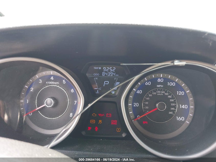 2013 Hyundai Elantra Gs VIN: KMHDH6AE6DU007956 Lot: 39684166