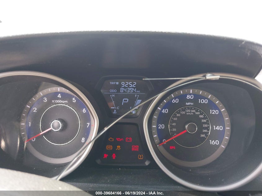 2013 Hyundai Elantra Gs VIN: KMHDH6AE6DU007956 Lot: 39684166