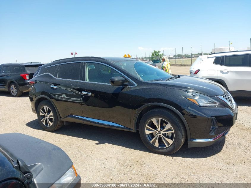 2023 Nissan Murano Sv Intelligent Awd VIN: 5N1AZ2BS6PC117266 Lot: 39684180