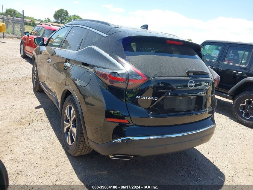 2023 Nissan Murano Sv Intelligent Awd VIN: 5N1AZ2BS6PC117266 Lot: 39684180