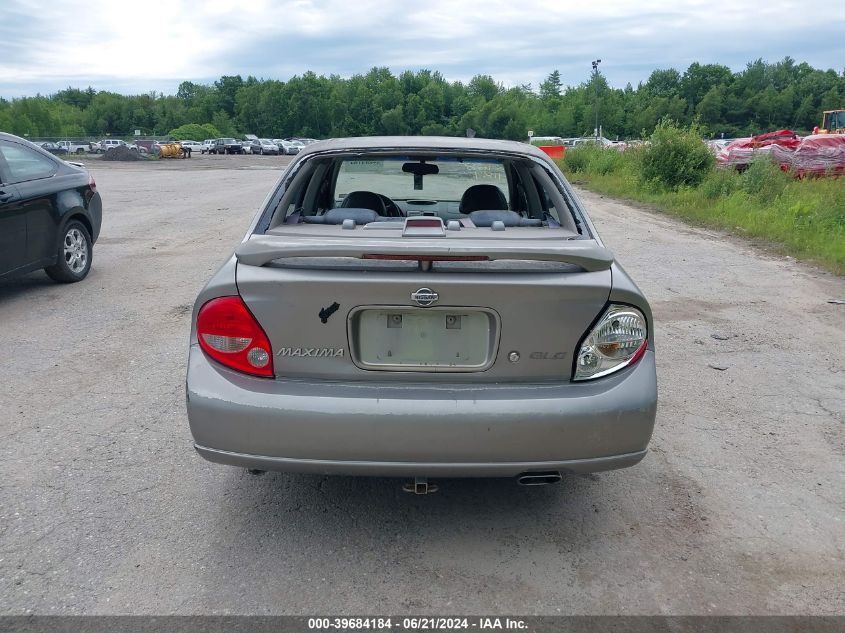 2001 Nissan Maxima Gle VIN: JN1CA31AX1T319265 Lot: 39684184