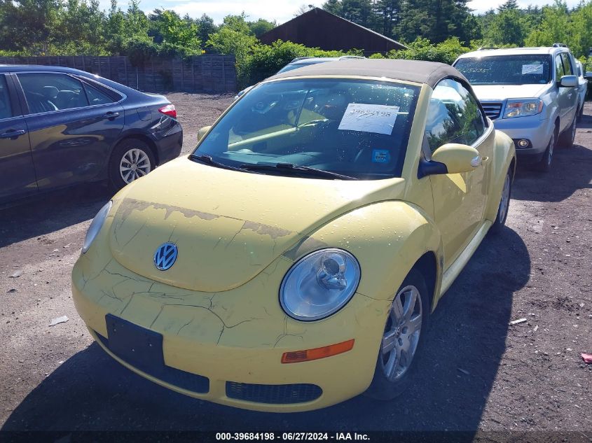 2007 Volkswagen New Beetle Convertible Option Pkg 1 VIN: 3VWRF31Y87M408102 Lot: 39684198