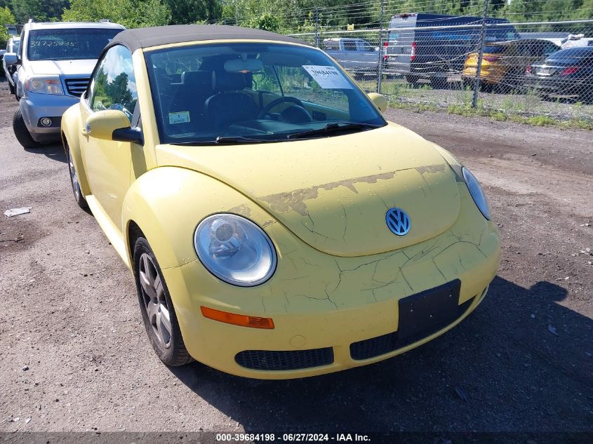 2007 Volkswagen New Beetle Convertible Option Pkg 1 VIN: 3VWRF31Y87M408102 Lot: 39684198