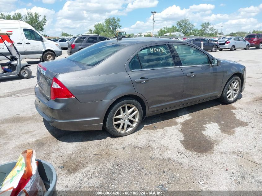 2012 Ford Fusion Sel VIN: 3FAHP0JGXCR333455 Lot: 39684203