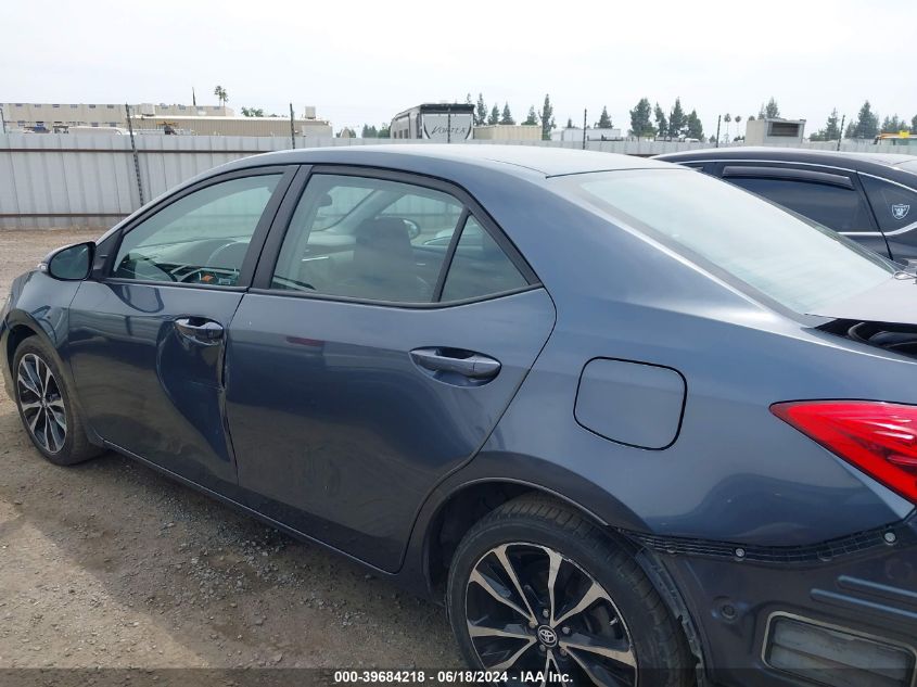 2017 Toyota Corolla Se VIN: 5YFBURHE0HP662616 Lot: 39684218