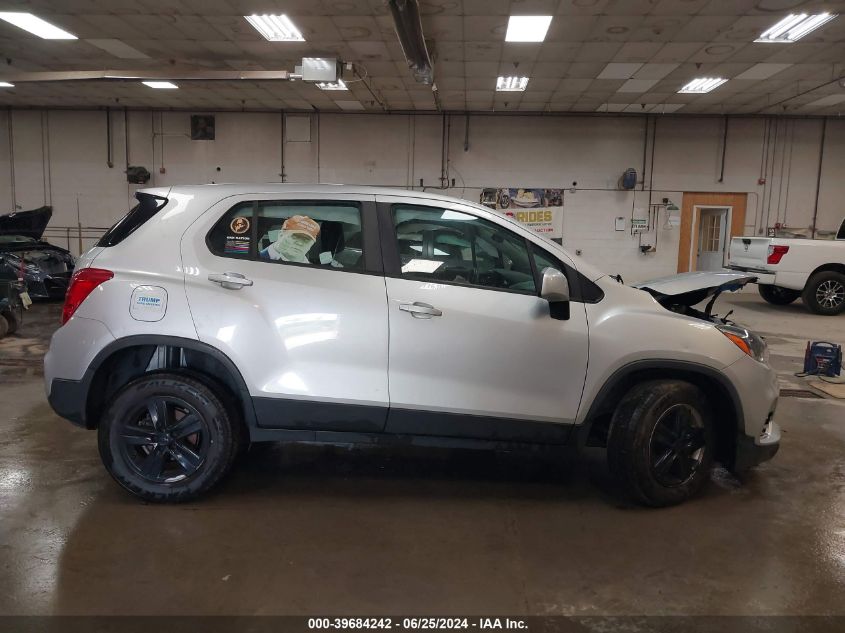 2017 Chevrolet Trax Ls VIN: 3GNCJNSB2HL224480 Lot: 39684242
