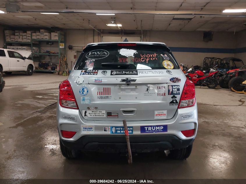 2017 Chevrolet Trax Ls VIN: 3GNCJNSB2HL224480 Lot: 39684242