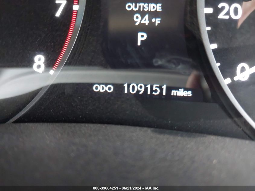 2015 Lexus Es 350 VIN: JTHBK1GG8F2196812 Lot: 39684251