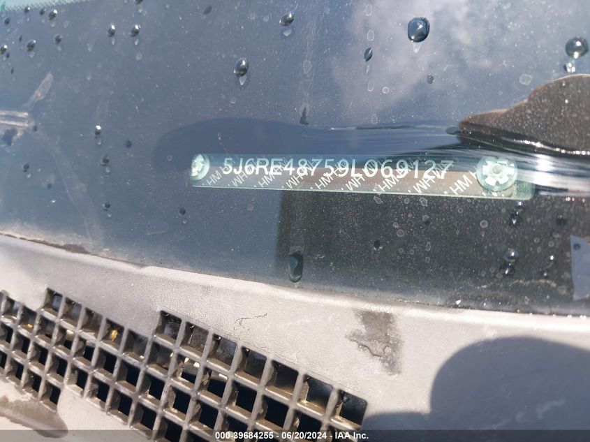 2009 Honda Cr-V Ex-L VIN: 5J6RE48759L069127 Lot: 39684255