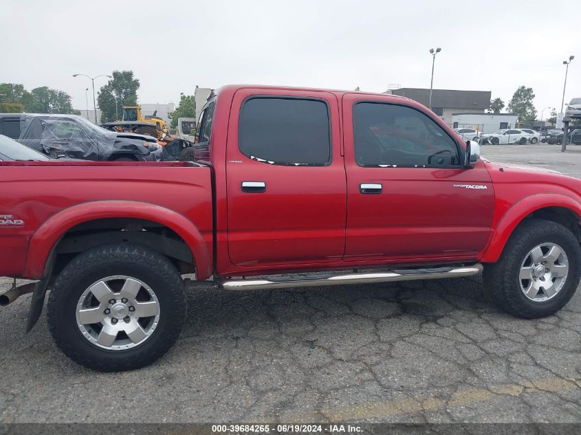2004 Toyota Tacoma Double Cab Prerunner VIN: 5TEGN92N24Z336932 Lot: 39684265