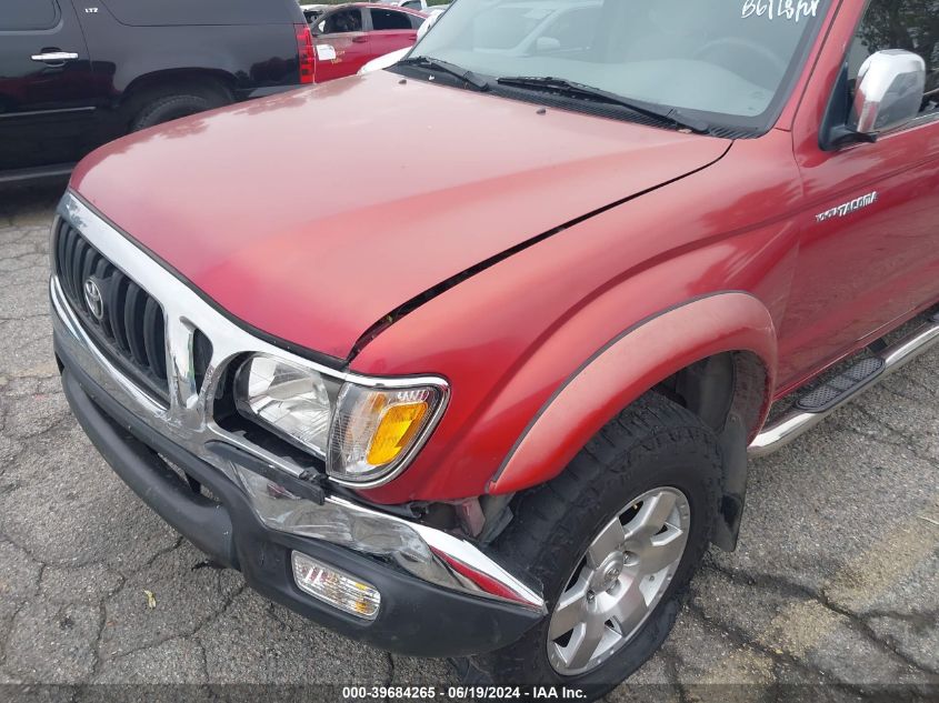 2004 Toyota Tacoma Double Cab Prerunner VIN: 5TEGN92N24Z336932 Lot: 39684265