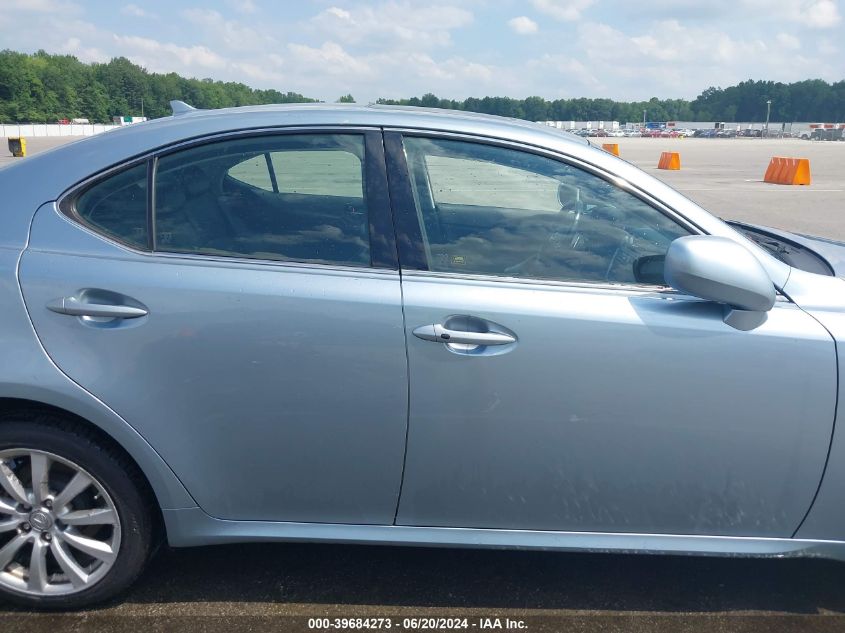 2007 Lexus Is 250 VIN: JTHCK262275008348 Lot: 39684273