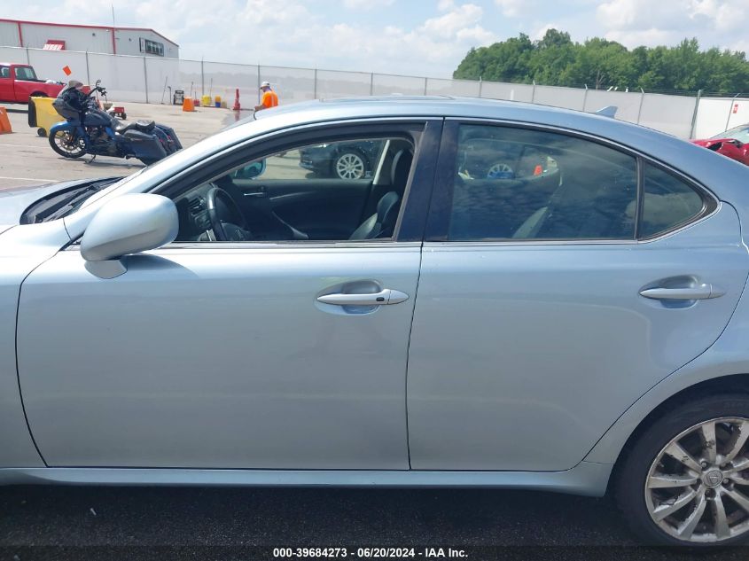 2007 Lexus Is 250 VIN: JTHCK262275008348 Lot: 39684273