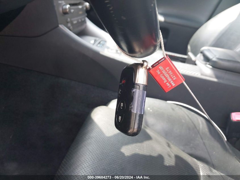 2007 Lexus Is 250 VIN: JTHCK262275008348 Lot: 39684273