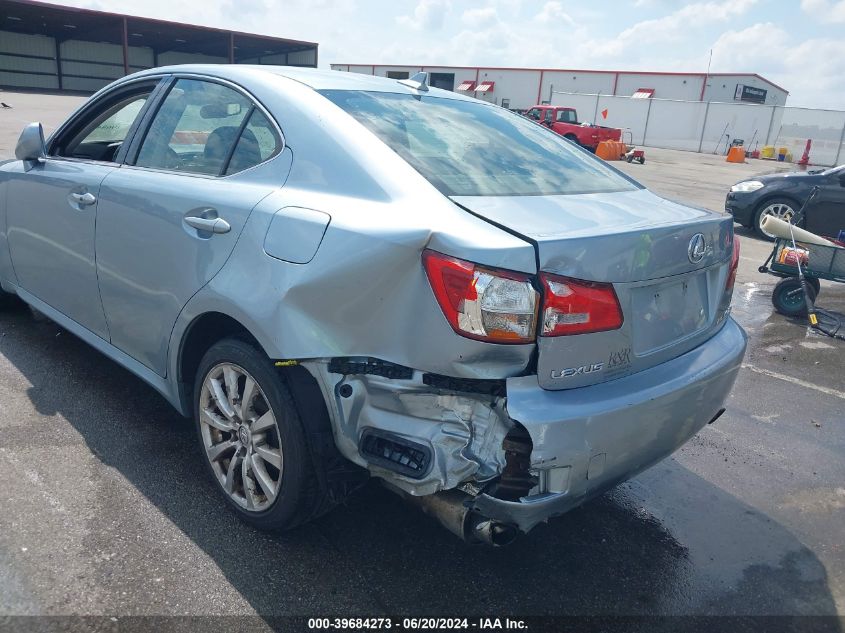 2007 Lexus Is 250 VIN: JTHCK262275008348 Lot: 39684273