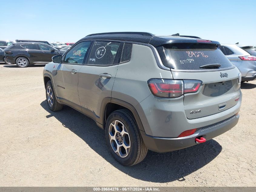 2022 Jeep Compass Trailhawk 4X4 VIN: 3C4NJDDB0NT117299 Lot: 39684276