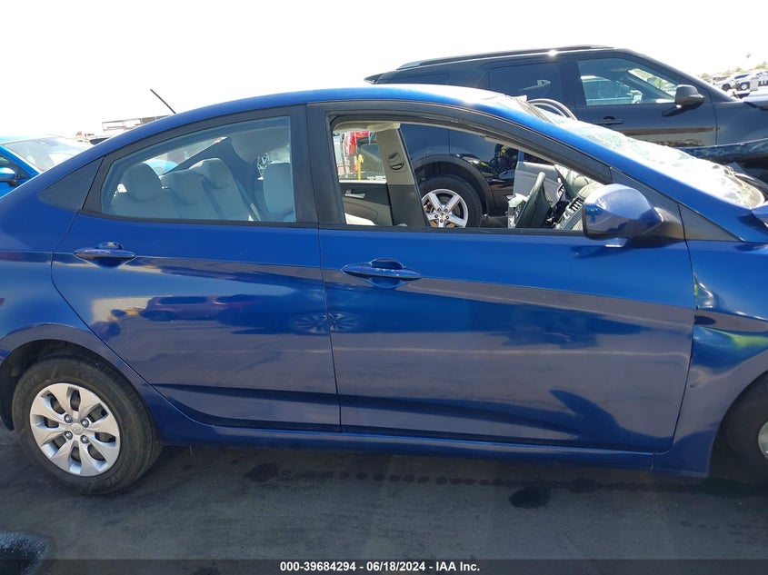 2017 Hyundai Accent Se VIN: KMHCT4AE3HU315395 Lot: 39684294