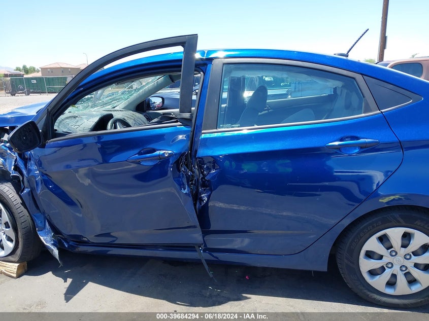 2017 Hyundai Accent Se VIN: KMHCT4AE3HU315395 Lot: 39684294