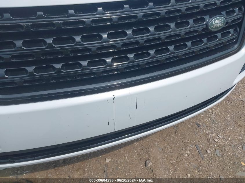 2016 Land Rover Range Rover 3.0L V6 Turbocharged Diesel Hse Td6 VIN: SALGS2KF1GA255274 Lot: 39684296
