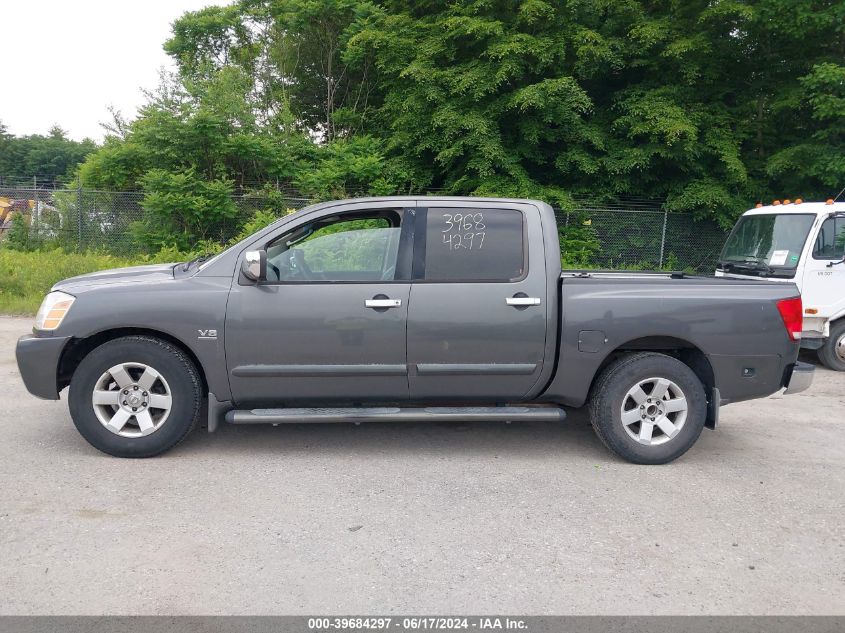 2004 Nissan Titan Le VIN: 1N6AA07A64N522072 Lot: 39684297