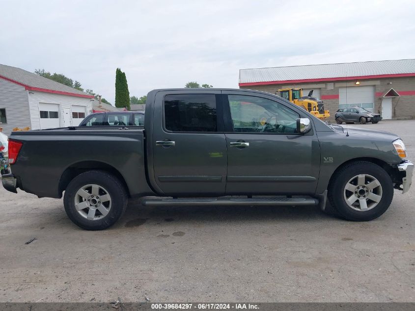 2004 Nissan Titan Le VIN: 1N6AA07A64N522072 Lot: 39684297