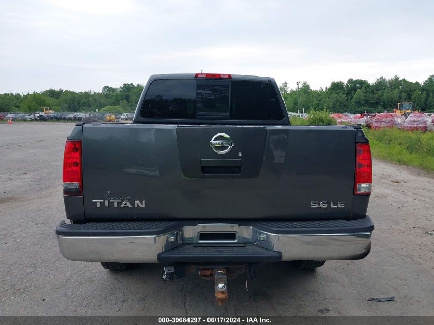 2004 Nissan Titan Le VIN: 1N6AA07A64N522072 Lot: 39684297