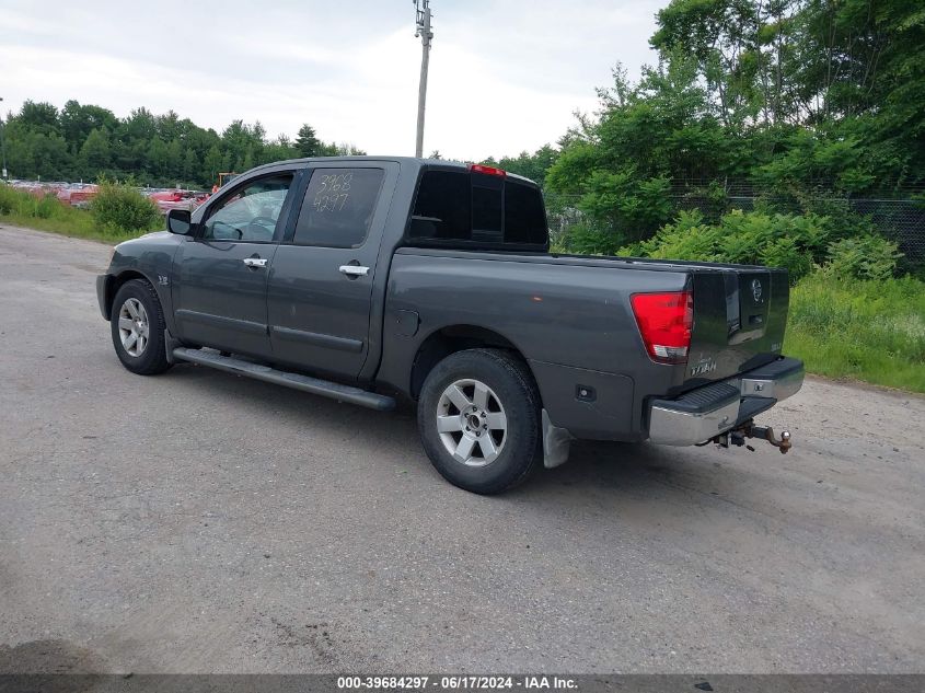 2004 Nissan Titan Le VIN: 1N6AA07A64N522072 Lot: 39684297