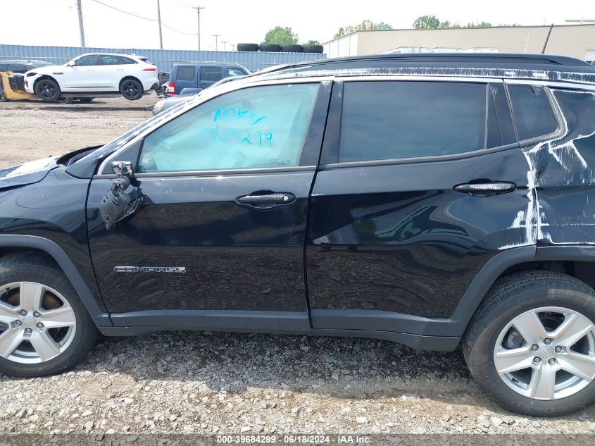 2022 Jeep Compass Latitude 4X4 VIN: 3C4NJDBB2NT126511 Lot: 39684299