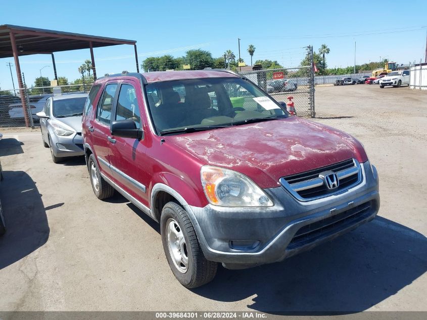 2004 Honda Cr-V Lx VIN: JHLRD68424C005164 Lot: 39684301