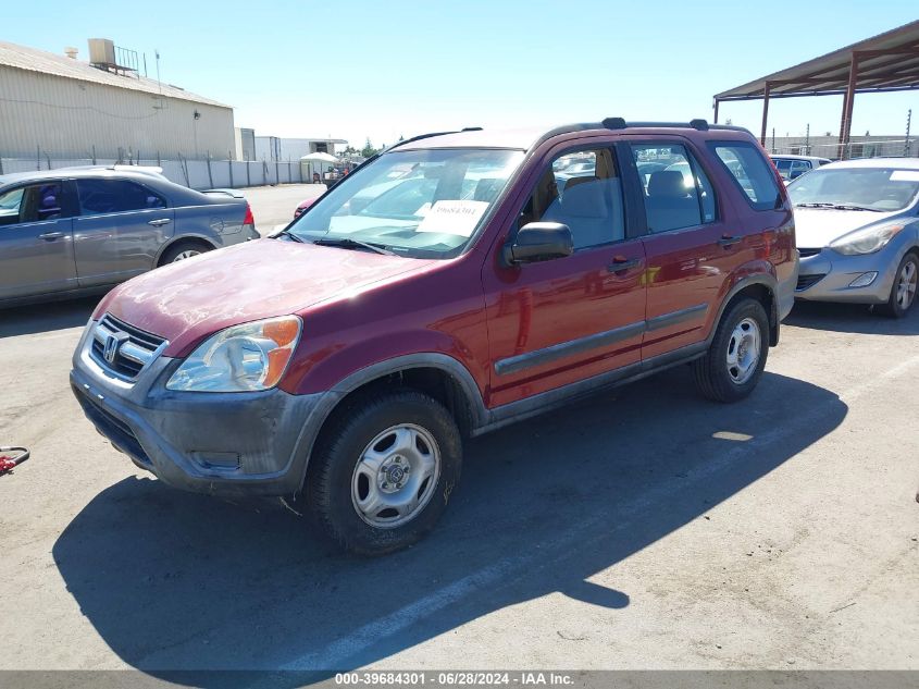 2004 Honda Cr-V Lx VIN: JHLRD68424C005164 Lot: 39684301