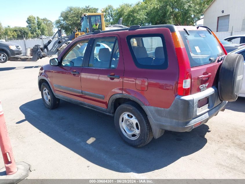 2004 Honda Cr-V Lx VIN: JHLRD68424C005164 Lot: 39684301