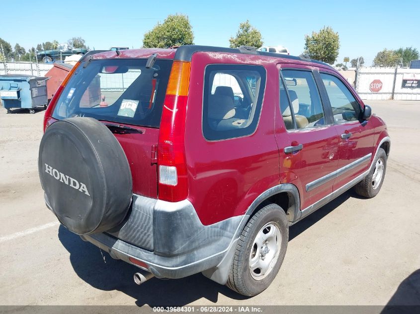 2004 Honda Cr-V Lx VIN: JHLRD68424C005164 Lot: 39684301