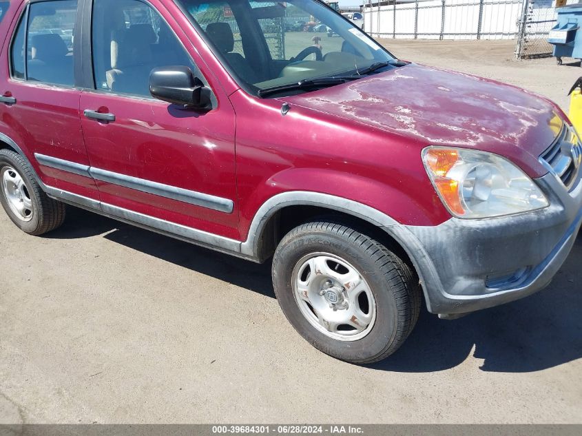 2004 Honda Cr-V Lx VIN: JHLRD68424C005164 Lot: 39684301