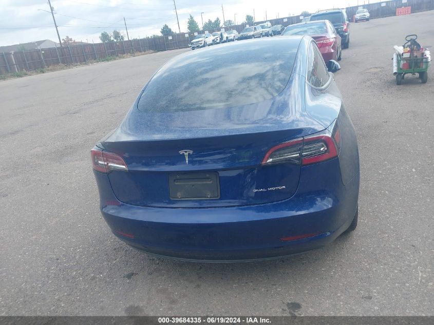 2021 Tesla Model 3 VIN: 5YJ3E1EB1MF065512 Lot: 39684335