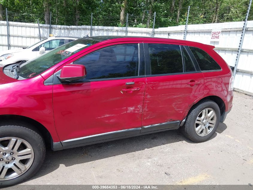 2007 Ford Edge Sel Plus VIN: 2FMDK49C57BA93408 Lot: 39684353