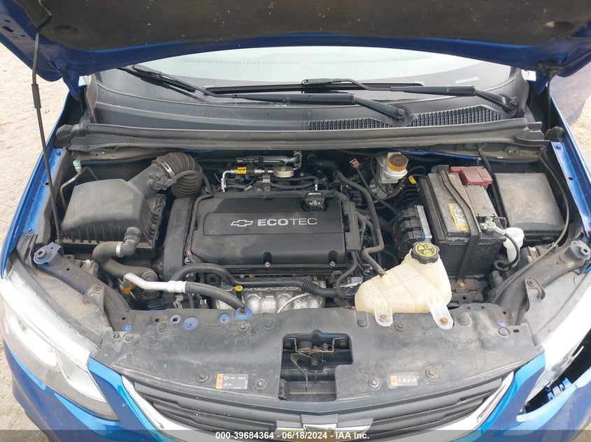 2018 Chevrolet Sonic Lt Auto VIN: 1G1JD5SG8J4124732 Lot: 39684364