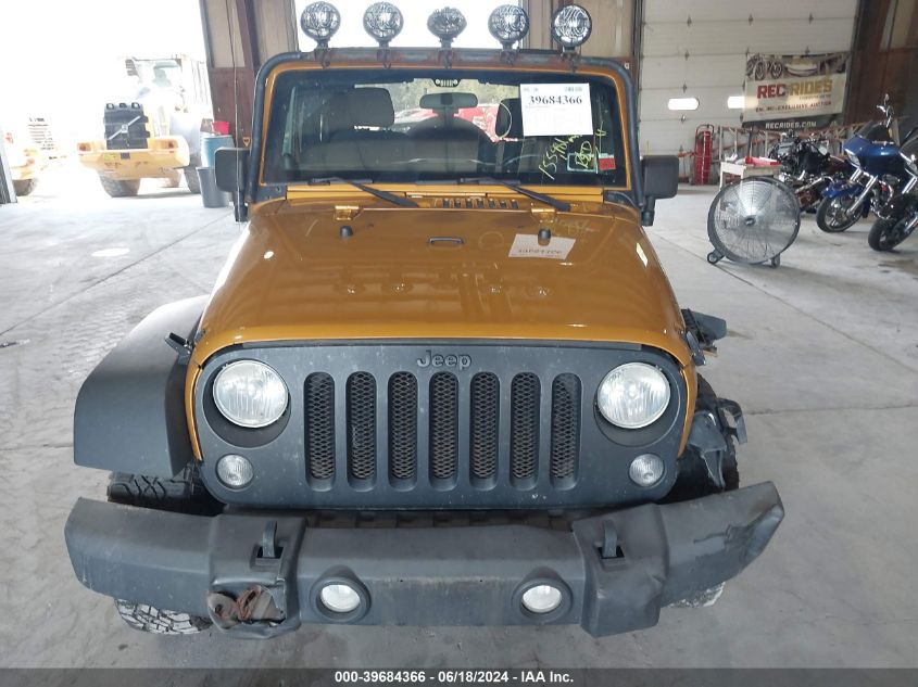 2014 Jeep Wrangler Sport VIN: 1C4AJWAG7EL218930 Lot: 39684366