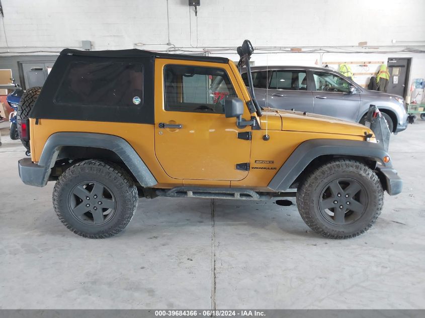 2014 Jeep Wrangler Sport VIN: 1C4AJWAG7EL218930 Lot: 39684366