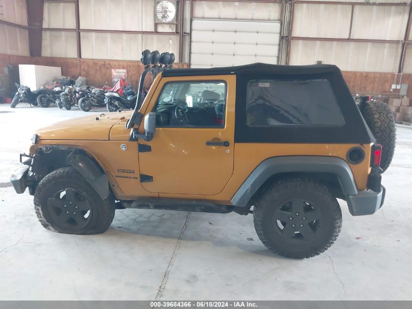 2014 Jeep Wrangler Sport VIN: 1C4AJWAG7EL218930 Lot: 39684366