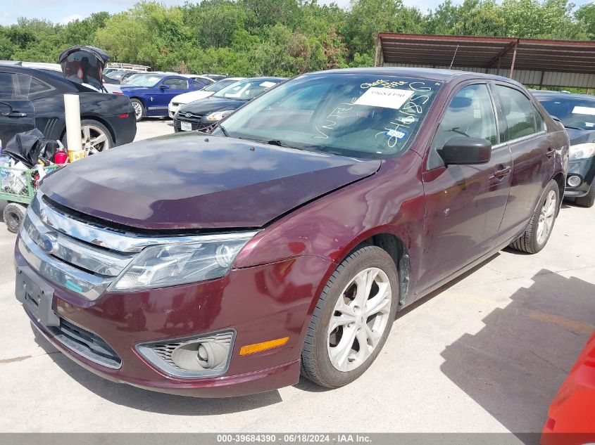 2012 Ford Fusion Se VIN: 3FAHP0HA8CR246185 Lot: 39684390