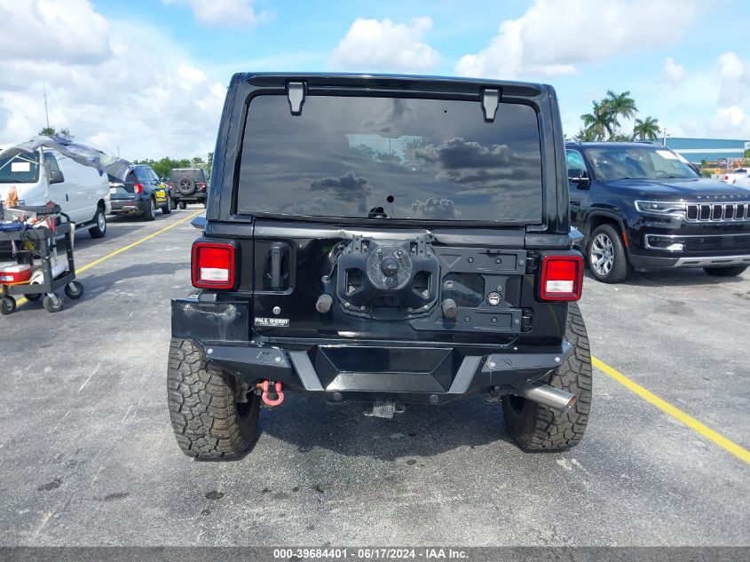 2018 Jeep Wrangler Unlimited Rubicon 4X4 VIN: 1C4HJXFGXJW169230 Lot: 39684401