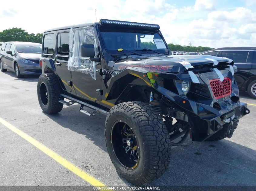 2018 Jeep Wrangler Unlimited Rubicon 4X4 VIN: 1C4HJXFGXJW169230 Lot: 39684401