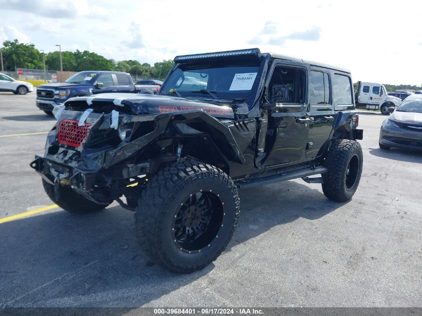 2018 Jeep Wrangler Unlimited Rubicon 4X4 VIN: 1C4HJXFGXJW169230 Lot: 39684401